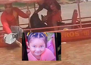 ‘Pequena Letícia’ tem seu corpo encontrado por bombeiros dias após deslizamento no Porto de Manacapuru