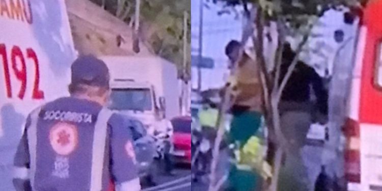 Acidente deixa grávida e motociclista feridos em Manaus