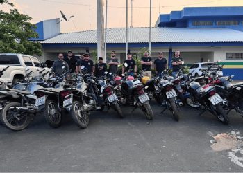 Polícia Civil realizou a apreensão de 21 motocicletas com indícios de adulteração na cidade de Manacapuru