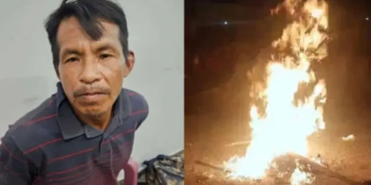 Quatro suspeitos  são presos após incendiarem homem suspeito de estupro