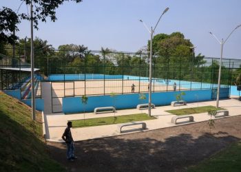 Comunidade do Núcleo 23 celebra a reforma e entrega da Arena Pingo pela Prefeitura de Manaus