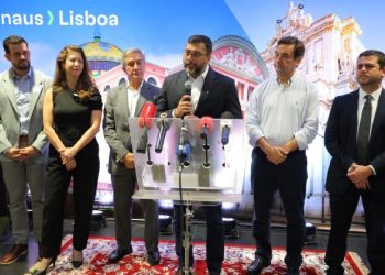 Governador Wilson Lima ressalta incentivo para ampliar voos internacionais na reinauguração da rota Manaus-Lisboa Governador Wilson Lima ressalta incentivo para ampliar voos internacionais na reinauguração da rota Manaus-Lisboa