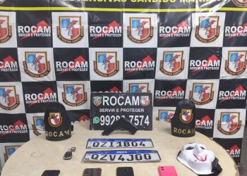 Dupla que furtou placa de carro para cometer roubos em Manaus é presa