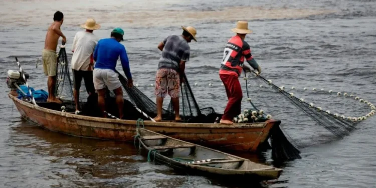 Pescadores impactados pela seca na região Norte recebem auxílio de R$ 2.824 nesta segunda-feira (04)