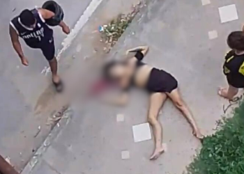 Fatalidade: Mulher morre após ser arremessada da moto e cair em uma ponte