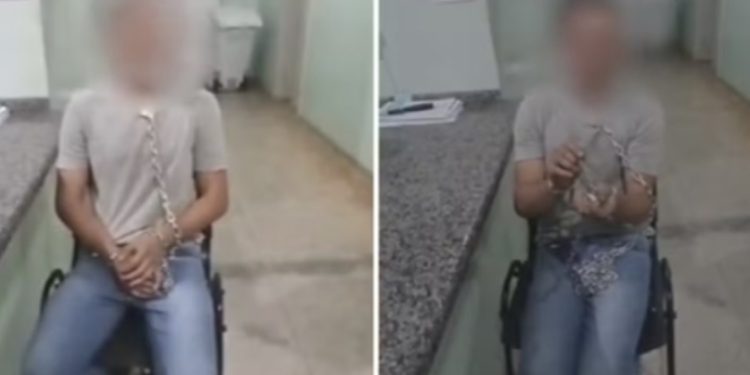 Jovem é acorrentado e torturado pelo patrão após suspeita de furto
