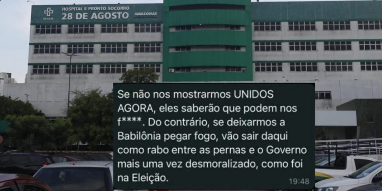 Médicos de Manaus planejam caos para sabotar transição de gestão do Hospital 28 de Agosto