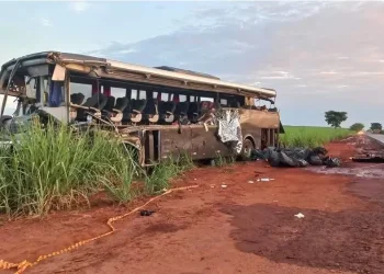 Acidente entre ônibus e caminhão causa 12 mortes