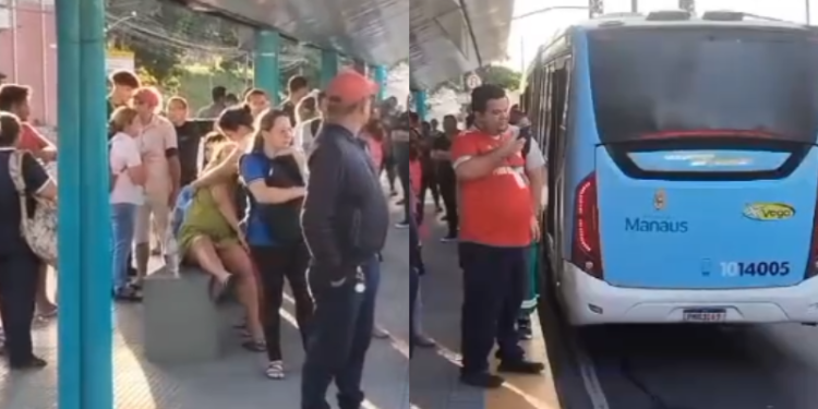 Grávida é agredida por assaltantes em ônibus