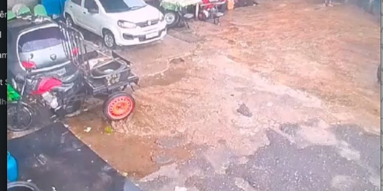 Idoso é brutalmente executado a tiros em lava-jato no Pará; veja o vídeo