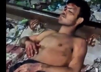 Homem é atropelado por trem e fica gravemente ferido; veja o vídeo 