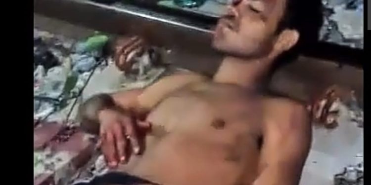 Homem é atropelado por trem e fica gravemente ferido; veja o vídeo 