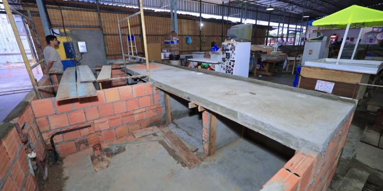 Feira do São Jorge passa por reforma e será entregue em breve