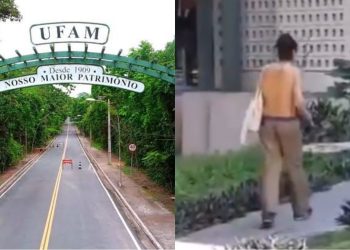 Jovem armado deixa alunos e professores apavorados na UFAM; veja o vídeo