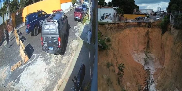 Prefeitura de Manaus desmente boatos acerca de morador que denunciou cratera; Entenda o caso