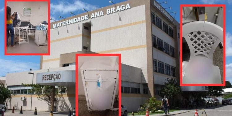 Maternidade Ana Braga é denunciada por sujeira e falta de medicamentos