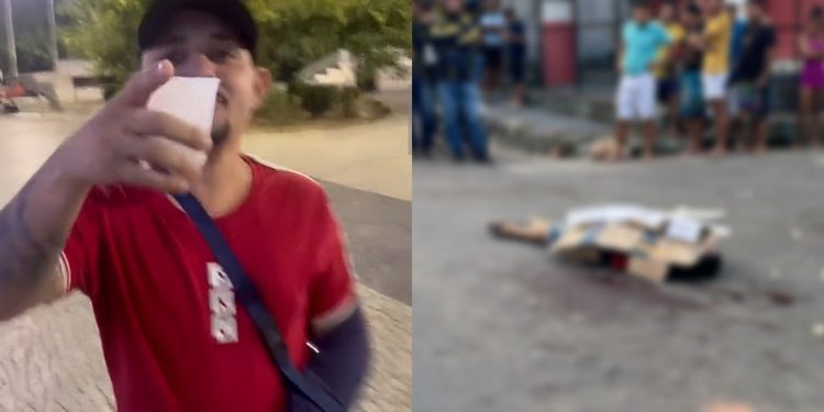 Homem é brutalmente assassinado a tiros no Jorge Teixeira; veja o vídeo 