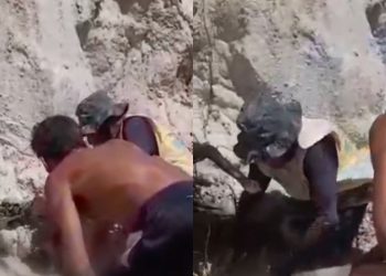 Tragédia no garimpo do Hamaná deixa um morto e um ferido; veja o vídeo 