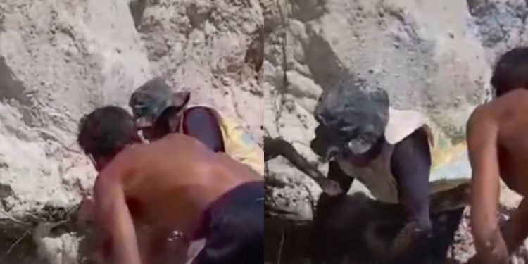 Tragédia no garimpo do Hamaná deixa um morto e um ferido; veja o vídeo 