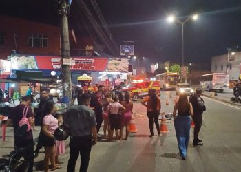 Homem morre ao ser atropelado por viatura do Corpo de Bombeiros