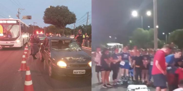 Motorista bêbado atropela atletas durante corrida do Dia do Trabalhador