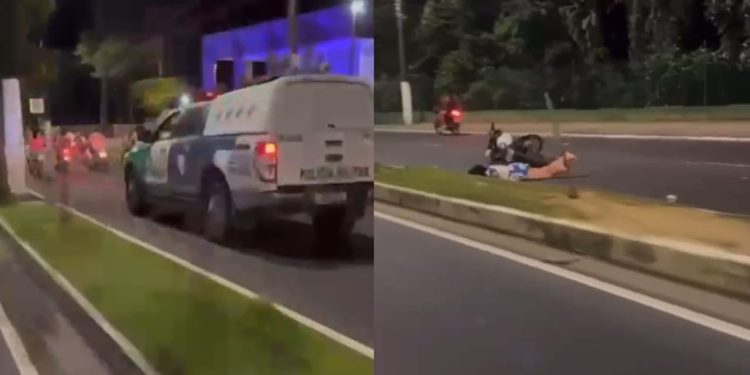 ‘Rolezinho’: tentativa de fuga de viatura policial termina em feridos