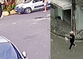 Trabalhador tem carro roubado por criminosos armados no Coroado; veja vídeo