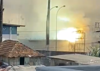 Incêndio atinge subestação da aparecida em Manaus; veja o vídeo 