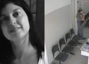 Enfermeira é esfaqueada pelo ex-marido em posto de saúde no interior de SP; veja o vídeo