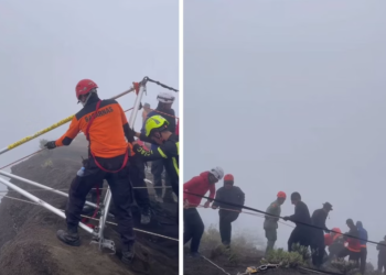 Corpo da brasileira Juliana é içado e resgatado na Indonésia