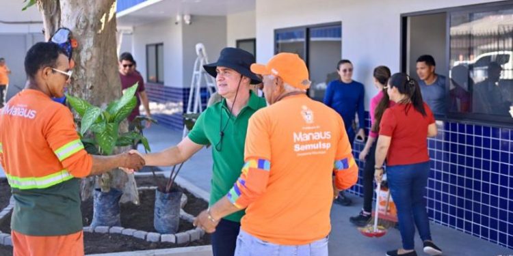 Prefeito David Almeida inaugura maior base da Guarda Municipal na Zonas Leste de Manaus 