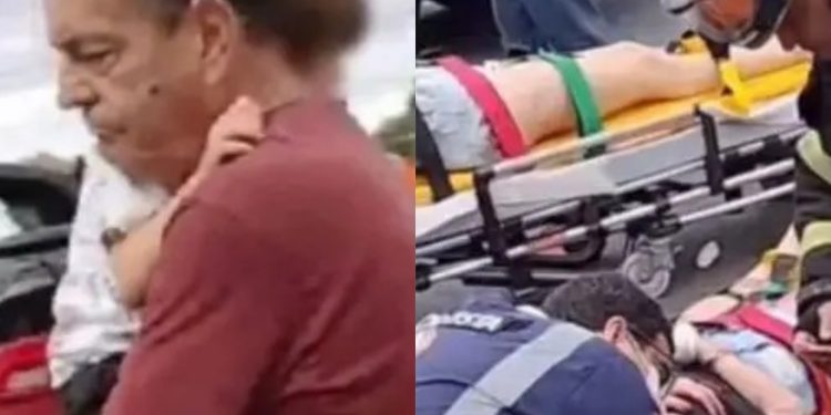 Acidente na Ponta Negra deixa quatro feridos, incluindo esposa e neto de ex-secretário de Segurança