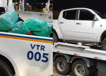 Motorista fura blitz e é preso com meia tonelada de drogas