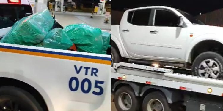 Motorista fura blitz e é preso com meia tonelada de drogas