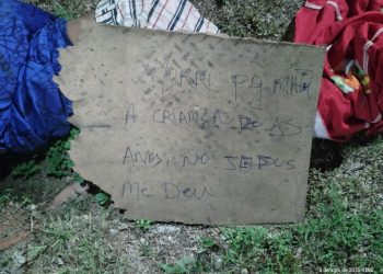 Homem é encontrado morto com bilhete ao lado