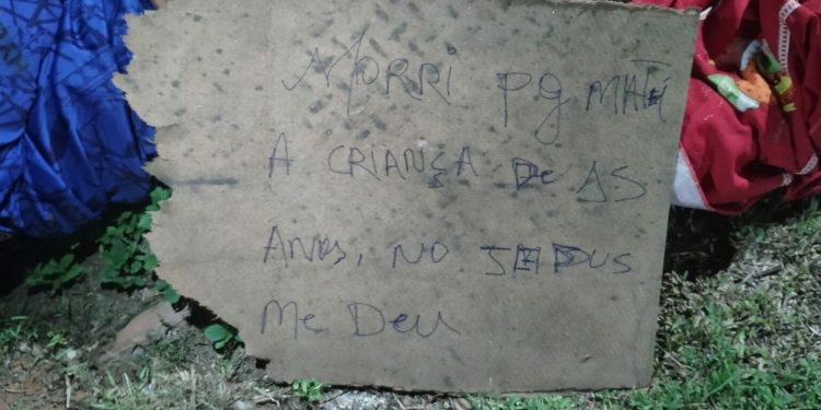 Homem é encontrado morto com bilhete ao lado