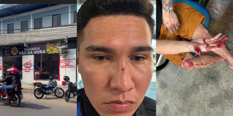 Discussão entre entregador e donos de padaria termina em delegacia em Manaus Discussão entre entregador e donos de padaria termina em delegacia em Manaus