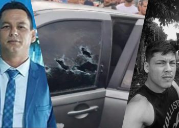 Ex-vereador de Iranduba e filho são alvos de atentado a tiros; veja o vídeo 