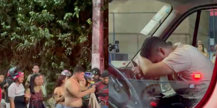Jovem não resiste a ferimentos após grave acidente e marido fica inconsolável; veja o vídeo 