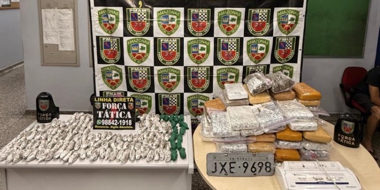 Mais de 80 quilos de entorpecentes são apreendidos no Tarumã