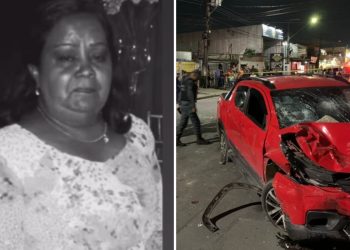 Idosa morre atropelada por carro após perseguição