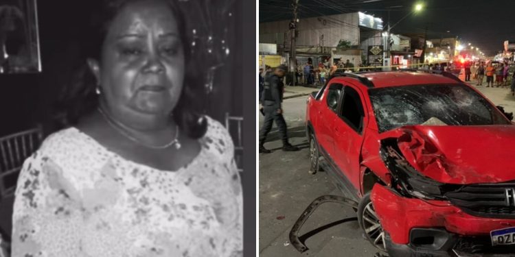 Idosa morre atropelada por carro após perseguição