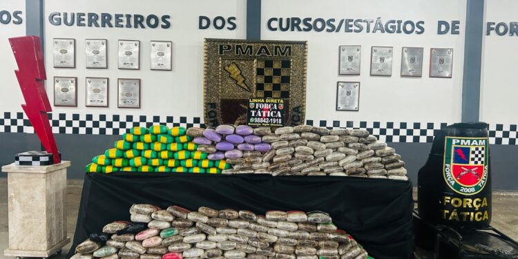 Força Tática apreende drogas escondidas em pneus de carreta