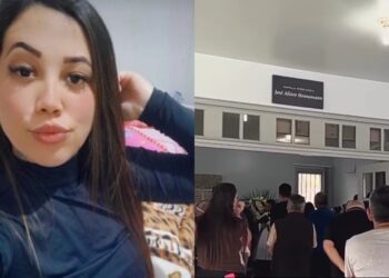 Mulher é assassinada pelo marido na frente dos filhos; veja o vídeo 