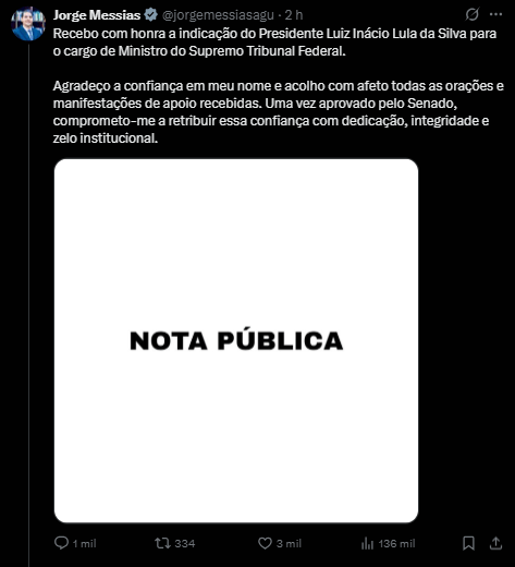 FOTO: Reprodução/X