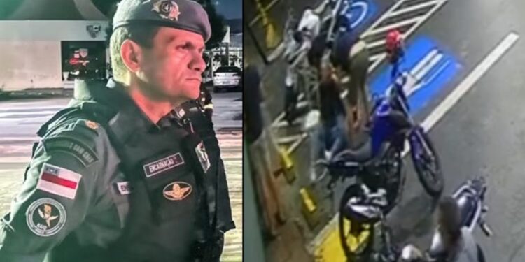 VÍDEO: coronel da PM espanca ex-mulher em posto de gasolina em Manaus