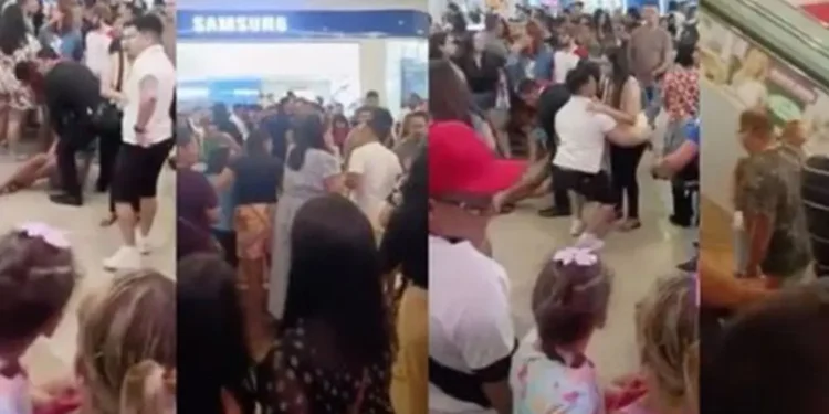 Escada rolante trava e provoca queda de clientes no Sumaúma Park Shopping, em Manaus