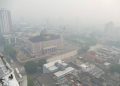 “Irrespirável”: Fumaça faz Prefeitura de Manaus prorrogar suspensão das aulas